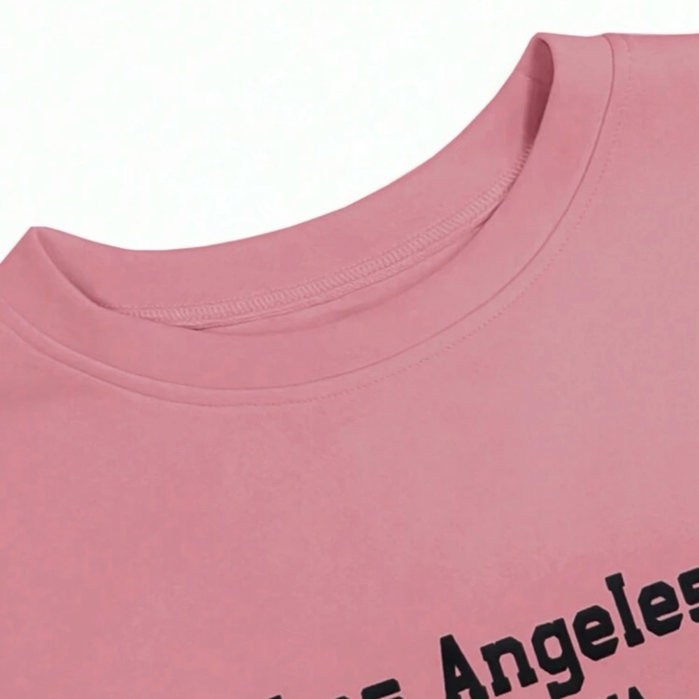 29. Women's Pink Sweatpants - Picture 5 of 7